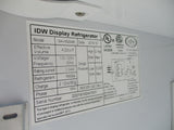 2018 IDW display refrigerator #G4-H0234B, 110-120v, PH 1, TESTED #8080