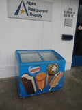 AHT RIO S 100 Sliding Glass Top 2 DR Ice Cream Freezer Merchandiser, 120v, #8293