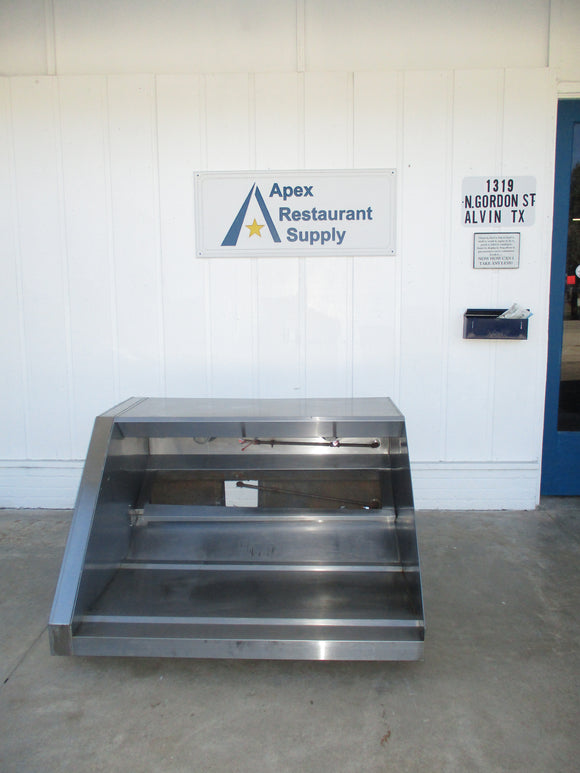 Stainless Steel Commercial Type 1 Vent Hood, 54.5