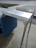 Stainless Steel Table Extension 24"W x 24"D x 38"H, #7943