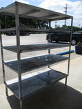 Five-tiered Shelving Unit 60" W x 30" D x 73"H, PERFECT for the garage!! #8009