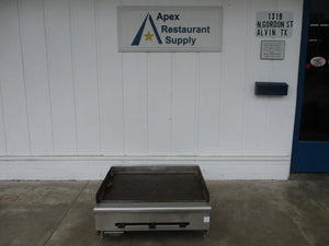 Commercial 36" Gas Griddle, Natural Gas, TESTED, #8630