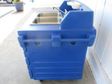 Cambro KSC402 Blue CamKiosk Portable Self-Contained Hand Sink, 120v, PH1, #8330