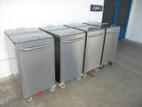 Stainless Steel Insulated Transport Cart with Shelleymatic Auto-Leveling platform,#8468