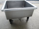 Stainless Steel Soak Sink 24"W x 24"D x 17.5"H, Bowl 20"x 20" x 8", #8619A