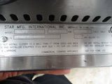 Star 502FF 12" Electric 2 Burner Hotplate/Infinite Heat, 208-240v/1ph, TESTED, #8779