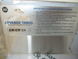 NEW Advance Tabco CRCR-24 Flat Top Glass Rack Storage Unit, OPEN BOX, #8816