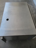 Stainless Steel Worktable with enclosed cabinet space below 54" x 34" x 32", MCT-FT3-MOD, #8954