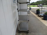 Commercial Stainless-Steel Shelving Unit w/casters 48"W x 24"D x 70"H, #9029