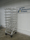 HEAVY DUTY Industrial Can Rack with Casters, Aluminum, #9044