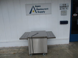 MOD-U-SERVE MCT-FT2 Stainless Cabinet w/ casters 36"W x 35"D closed 36"W x 53"L, 120v, #9050