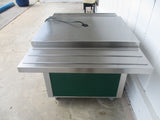 MOD-U-SERVE MCT-FT2 Stainless Cabinet w/ casters 36"W x 35"D closed 36"W x 53"L, 120v, #9050