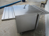 MOD-U-SERVE MCT-FT2 Stainless Cabinet w/ casters 36"W x 35"D closed 36"W x 53"L, 120v, #9050