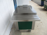 MOD-U-SERVE Stainless cabinet w/casters 35x27 closed 53x27 open, 120v, #9052