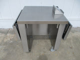 MOD-U-SERVE Stainless cabinet w/casters 35x27 closed 53x27 open, 120v, #9052