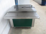 MOD-U-SERVE MCT-FT2 stainless cabinet w/casters 36x35 closed 36x53 open, 120v, #9051