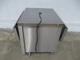 MOD-U-SERVE MCT-FT2 stainless cabinet w/casters 36x35 closed 36x53 open, 120v, #9051