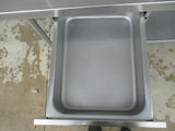 All Stainless-Steel Table w/drawers, lower shelf & pot rack, 72x30x34(78), 115/120v, #9065