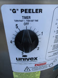 Univex G-PEELER Electric Vegetable Peeler w/ 20 lb. Potato Capacity, 115v, TESTED, #8123