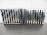 Stainless Steel Commercial Vent Hood Filters (2) 16.5"W x 12.75"D, #8519