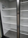 True GDM-49F-LD, 44 cu. ft., 54 1/4"W Glass 2-Door Freezer Merchandiser, 120, 208-230v, TESTED, #8296