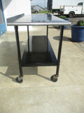 Stainless Steel 72"W x 30"D Prep Table w/ lower shelf, STURDY! #8688