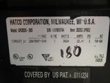 Hatco GR3SDS-39D 39"W Self Service Countertop Heated Display Shelf - (3) Shelves, 120/208v/1ph, TESTED, #8664