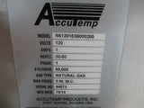 AccuTemp N61201E060, Single Stack, Natural Gas, 120v, PH1, TESTED, #8597