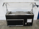 Vollrath 38717 2-Series 60" Black Portable Cold Food Station, 120v, #7989