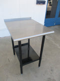 Stainless Steel prep work table w/ lower shelf 24"W x 30"D x 35"H, #8119