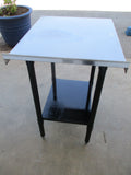 Stainless Steel prep work table w/ lower shelf 24"W x 30"D x 35"H, #8119