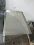 Stainless Steel Shelf for 75# Fryer 17.25"W x 23.75"D x 1"H lip, #6706
