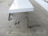 Stainless Steel Sneeze Guard w/Acrylic Shield & (2) 24" Heat Lamps, #7737