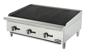 NEW Atosa ATCB-36 Heavy Duty Stainless Steel 36" Char-Rock Broiler