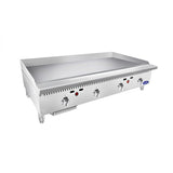 NEW Atosa ATTG-48 – 48″ Thermostatic Griddle Natural or Liquid Propane options
