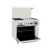 NEW ATOSA COOK RITE AGR-2B24GL 36’’ Combination Gas Range