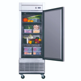 New Dukers D28R Single Door Commercial Refrigerator in Stainless Steel