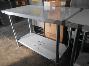 BRAND NEW! Atosa MRTW‑2448 48" Stainless Steel Work Table w/ Undershelf