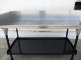 Stainless Steel Dish Table 75"x 28 1/2"x 47" #6570