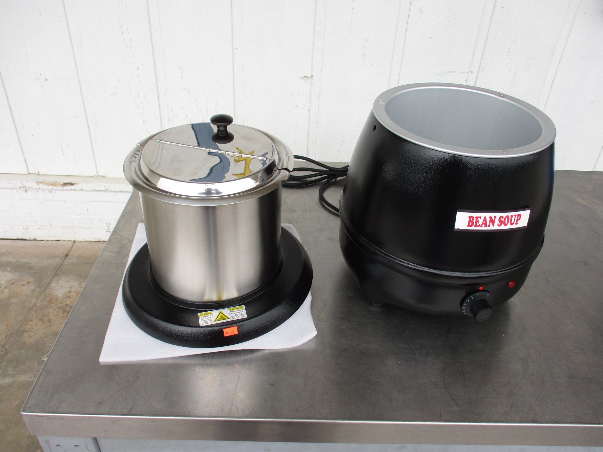 NEW Winco ESW-66 10-1/2 qt Electric 120v Soup Kettle/Warmer