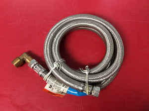 #3004 New Lil-Qwick-E 5' Long Braided Stainless Steel Connector Hose
