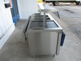 Mod U Serve 2 Well Steam Table, With Heat Plate & Tray Rail #6097