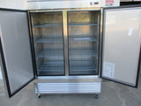 New Dukers D55R 40.7 cu. ft. 2-Door Bottom Mount Double Door Refrigerator
