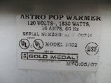 Gold Medal 2002 Astro 28" Wide Popcorn Staging Cabinet 120 Volt #6277