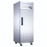 New Dukers D28AR Commercial Single Door Top Mount Refrigerator in Stainless Steel