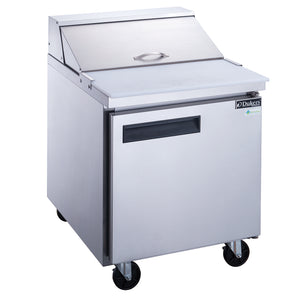 New Dukers DSP29-8-S1  commercial food prep table refrigerator